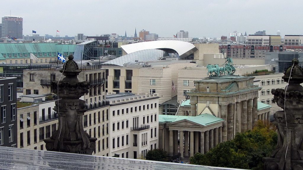 Reichstag Aussicht Brandenburger Tor